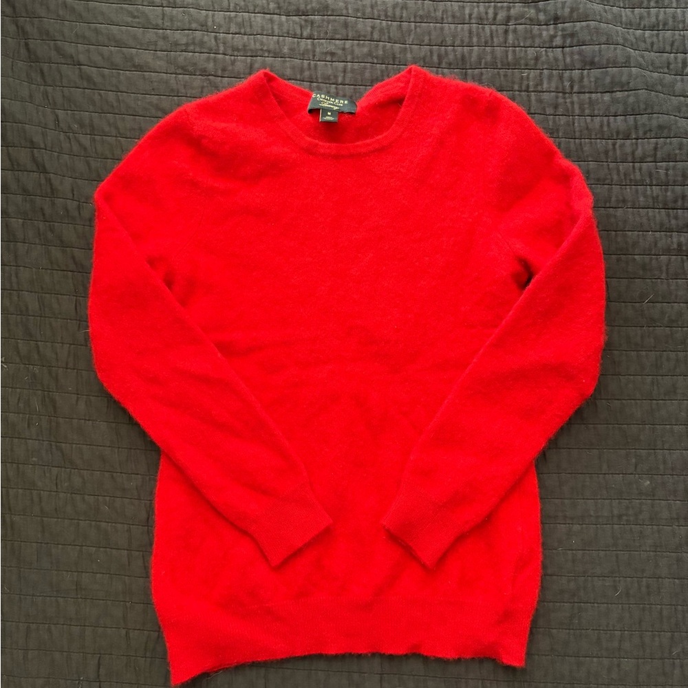 Charter Club Luxury 100% Cashmere Sweater Red Women’s M